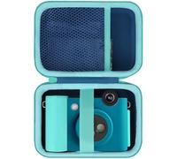Lebakort Dur Étui Housse Cas Compatible avec Kodak Smile+ 2-in-1 Appareil Photo Numérique à Impression Instantanée (Bleu Foncé et Vert Menthe)