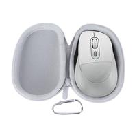 Lebakort Dur Étui Housse Cas Compatible avec Logitech M850 L,Gris | Souris,léger et facile à transporter,Mousqueton inclus,Idéal pour le bureau, les déplacements et le stockage quotidien