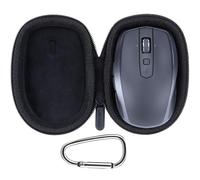 Lebakort Dur Étui Housse Cas Compatible avec Logitech MX Anywhere 3S sans Fil Silencieuse Souris (Noir)