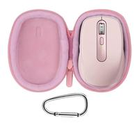 Lebakort Dur Étui Housse Cas Compatible avec Logitech MX Anywhere 3S sans Fil Silencieuse Souris (Rose)