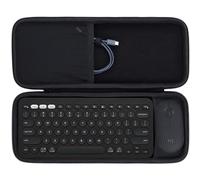 Lebakort Dur Étui Housse Cas Compatible avec Logitech Pebble 2 Combo K380s K380 Clavier sans Fil et M350s M353 Souris (Noir)