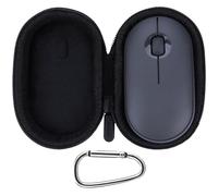Lebakort Dur Étui Housse Cas Compatible avec Logitech Pebble 2 M350s / M350 / i345 Ultra-Fine sans Fil Bluetooth Souris (Noir)