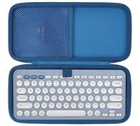 Lebakort Dur Étui Housse Cas Compatible avec Logitech Pebble Keys 2 K380s K380 Clavier Multidispositif sans Fil