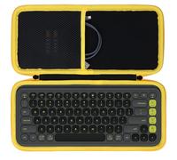 Lebakort Dur Étui Housse Cas Compatible avec Logitech Pop Icon Keys Clavier Bluetooth sans Fil (Graphite)