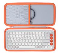 Lebakort Dur Étui Housse Cas Compatible avec Logitech Pop Icon Keys Clavier sans Fil (Blanc)