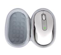 Lebakort Dur Étui Housse Cas Compatible avec Logitech Signature M650 Souris (Blanc)