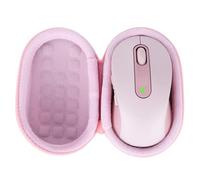 Lebakort Dur Étui Housse Cas Compatible avec Logitech Signature M650 Souris (Rose)