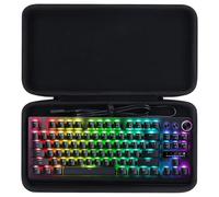Lebakort Dur Étui Housse Cas Compatible avec Razer BlackWidow V3 /Razer Huntsman/SteelSeries Apex 3 /SteelSeries Apex Pro TKL Gen 3 Clavier Gamer Mécanique (Noir)