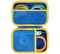 Lebakort Dur Étui Housse Cas Compatible avec SCRIB3D Stylo d'impression 3D P1 / PIKA3D Super Stylo 3D / MYNT3D Stylo Super 3D (Bleu + Jaune)