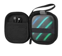 Lebakort Dur Étui Housse Cas Compatible avec Soundcore Boom Go 3i par Anker, Enceinte Portable (Noir)