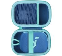 Lebakort Dur Étui Housse Cas Compatible avec Soundcore Select 4 Go Enceinte Bluetooth Ultra Portable (Bleu + Vert Menthe)