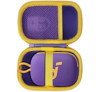Lebakort Dur Étui Housse Cas Compatible avec Soundcore Select 4 Go Enceinte Bluetooth Ultra Portable (Violet + Jaune)