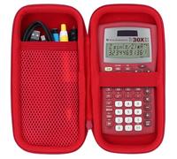 Lebakort Dur Étui Housse Cas Compatible avec Texas Instruments TI-30XIIS TI-30XS TI-30Xa TI-36X Pro Calculatrice Scientifique (Rouge)