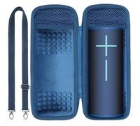 Lebakort Dur Étui Housse Cas Compatible avec Ultimate Ears MEGABOOM 4 /MEGABOOM 3 Enceinte Bluetooth Portable (Bleu)