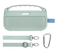 Lebakort Housse en Silicone pour Bose SoundLink Flex (2e génération) Enceinte Bluetooth Portable avec Bandoulière, Poignée et Boucle d'escalade (Vert Menthe)