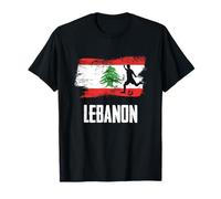 Lebanon Flag Jersey Lebanese Soccer Team Lebanese T-Shirt