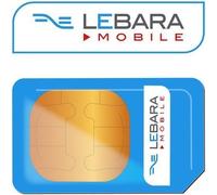 Lebara Carte SIM 4G internationale avec carte SIM Nano/Micro/Standard - Appels illimités - Pour iPhone 3G, 3GS, 4, 4S, 5, 5S, 5C, 6, 6S, 6+ - Samsung Galaxy S1, S2, S3, S4, S5, S6, S6 Edge