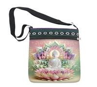 Lebartm Sac à bandoulière en toile avec peinture diamant à faire soi-même, sac à bandoulière ethnique, sac de plage, forme spéciale, cristal par numéro, kits de mosaïque pour femme, voyage, statues de
