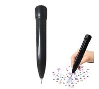 Lebartm Stylo de peinture diamant électrique sous vide - Applicateur de pierre AB sans cire - Accessoires d'art de bricolage - Noir - Sans fil - Kit d'outils pour adultes - Sans ligne