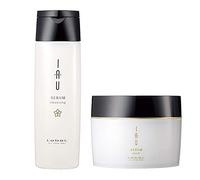 Lebel IAU Serum Cleansing Hair Shampoo 200ml & Lebel IAU Serum Hair Mask 170g Set (Green Tea Set)