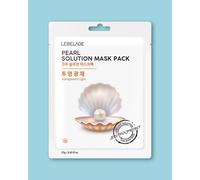 Lebelage Masque en tissu hydratant pour le visage à l'extrait de perles Pearl Solution Mask - 23 ml / 1 pc