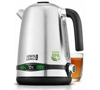 LEBENLANG Bouilloire electrique temperature reglable - 2200W & 1,7 Litre - Fonction Maintien au Chaud & Affichage Numérique I Bouilloires température réglable Electric Kettle inox Boulloire électrique