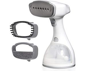 LEBENLANG Défroisseur Vapeur 1500W - Réservoir 300ml & Écran LCD - Quick & Go Automatik I Defroisseur Vapeur Steamer Défroisseur Vapeur Defroisseur Vapeur Vertical Steam Sans Fil