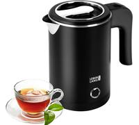 LEBENLANG Bouilloire Électrique en Acier Inoxydable - 0,5L & 600W & Sans BPA I Petit I Mini Bouilloire Electrique Inox Bouilloires Électriques Bouilloire Bouilloir Boulloire Mini Bouilloire de Voyage