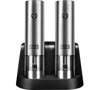 Lebenlang LBL9599 Moulin à sel, moulin à poivre argent, noir 1 pc(s)