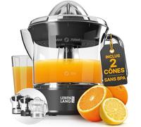 LEBENLANG Presse agrume electrique - 700ml & 2 cônes I sans BPA