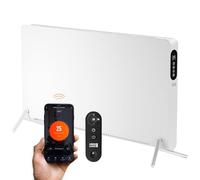 LEBENLANG Radiateur Electrique Economique D'énergie - Avec WiFi, Appli & Télécommande I Installation Sur Pied ou Murale I Chauffage Electrique basse consommation Radiateurs électrique Convecteur 2000w