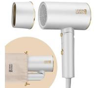 LEBENLANG Seche Cheveux Ionique 2100W - Anti-fourches avec mode air froid & buse de styling I Blanche I Sèche cheveux voyage pliable petit | Hair Dryer Sèche-cheveux Sechoir cheveux professionnel