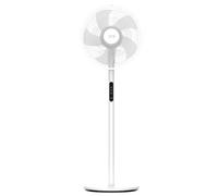 LEBENLANG Ventilateur silencieux - 60W & 5 modes I 45 cm oscillant avec télécommande & écran LED I Ventilateur sur pied Ventilo puissant Electric fan I Ventilateurs telecommande chambre Fans maison