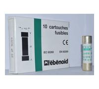 L'ebenoid - Fusible 6A cartouche 14X51mm aM usage industriel (boite de 10) HPC 120kA 500V sans percuteur EBENOID 060206