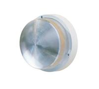 L'ebenoid - Hublot extérieur Fluo 1X9W Ø 225mm Blanc Polycarbonate Lampe 4000K 2G7 Ballast elec CL2 IK08 IP44 100W Antichoc EBENOID 078453