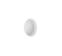L'ebenoid - Hublot fluo 1X32W Ø 350mm polycarbonate blanc avec lampe 4000K G24q-3 et ballast elec CL2 IK10 IP65 SQUAD EBENOID 076402