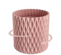 Lebenrich Pot à crayons rotatif pour bureau, 5 emplacements - Rose unique - Fournitures de bureau et accessoires de bureau faciles pour femmes et filles - Porte-crayons pour bureau et maison
