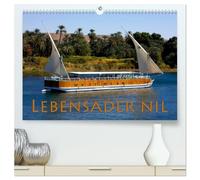 Lebensader Nil (hochwertiger Premium Wandkalender 2026 DIN A2 quer), Kunstdruck in Hochglanz: Der Nil mit seinen zahlreichen Facetten