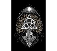 Lebensbaum und Triquetra - Ein Notizbuch für Magie und Rituale: 150 dotted Seiten für spirituelle Eintragungen - Keltische Mythologie, Wicca, Pagan und Mondmagie