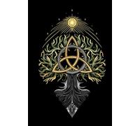 Lebensbaum und Triquetra - Ein Notizbuch für Magie und Rituale: 150 dotted Seiten für spirituelle Eintragungen - Keltische Mythologie, Wicca, Pagan und Mondmagie