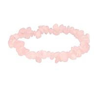 Lebensquelle Plus Bracelet éclatant en quartz rose | Bracelet en pierre précieuse de qualité supérieure, 19 centimeters, Pierre, 19 cm, Pierre