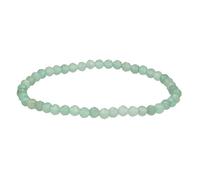 Lebensquelle Plus | Bracelet en pierres précieuses à facettes 4 mm | 19 cm de longueur | Avec carte de pierres précieuses | Véritables pierres précieuses, Mittelgroße, Pierre, Pierre précieuse.