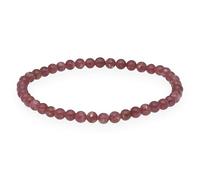 Lebensquelle Plus Mini bracelet à boules - 4-5 mm - Bracelet en pierres précieuses de qualité supérieure, 19.0 centimeters, Pierre précieuse, cristal de roche