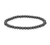 Lebensquelle Plus Mini bracelet à boules - 4-5 mm - Bracelet en pierres précieuses de qualité supérieure, 4 à 5 mm, Pierre précieuse, cristal de roche