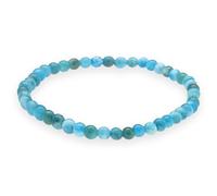 Lebensquelle Plus Mini bracelet à boules - 4-5 mm - Bracelet en pierres précieuses de qualité supérieure, Eine Grösse, Pierre précieuse, cristal de roche