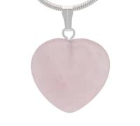 Lebensquelle Plus Pendentif cœur en Quartz Rose 2 x 2 cm