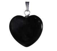 Lebensquelle Plus Pendentif en Forme de cœur Onyx 2 x 2 cm