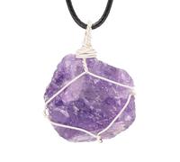 Lebensquelle Plus Pendentif en pierre brute sertie | Cristal naturel, Pierre semi-précieuse