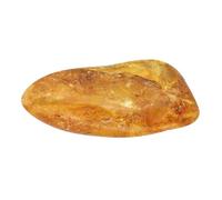 Lebensquelle Plus Pierre roulée en ambre - Taille S polie - Pierre de poche agréable au toucher