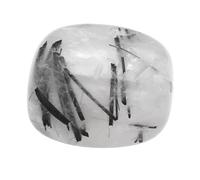 Lebensquelle Plus Pierres roulées exceptionnelles | Pierres roulées polies | Gemmes de poche agréables au toucher (quartz tourmaline, taille M)